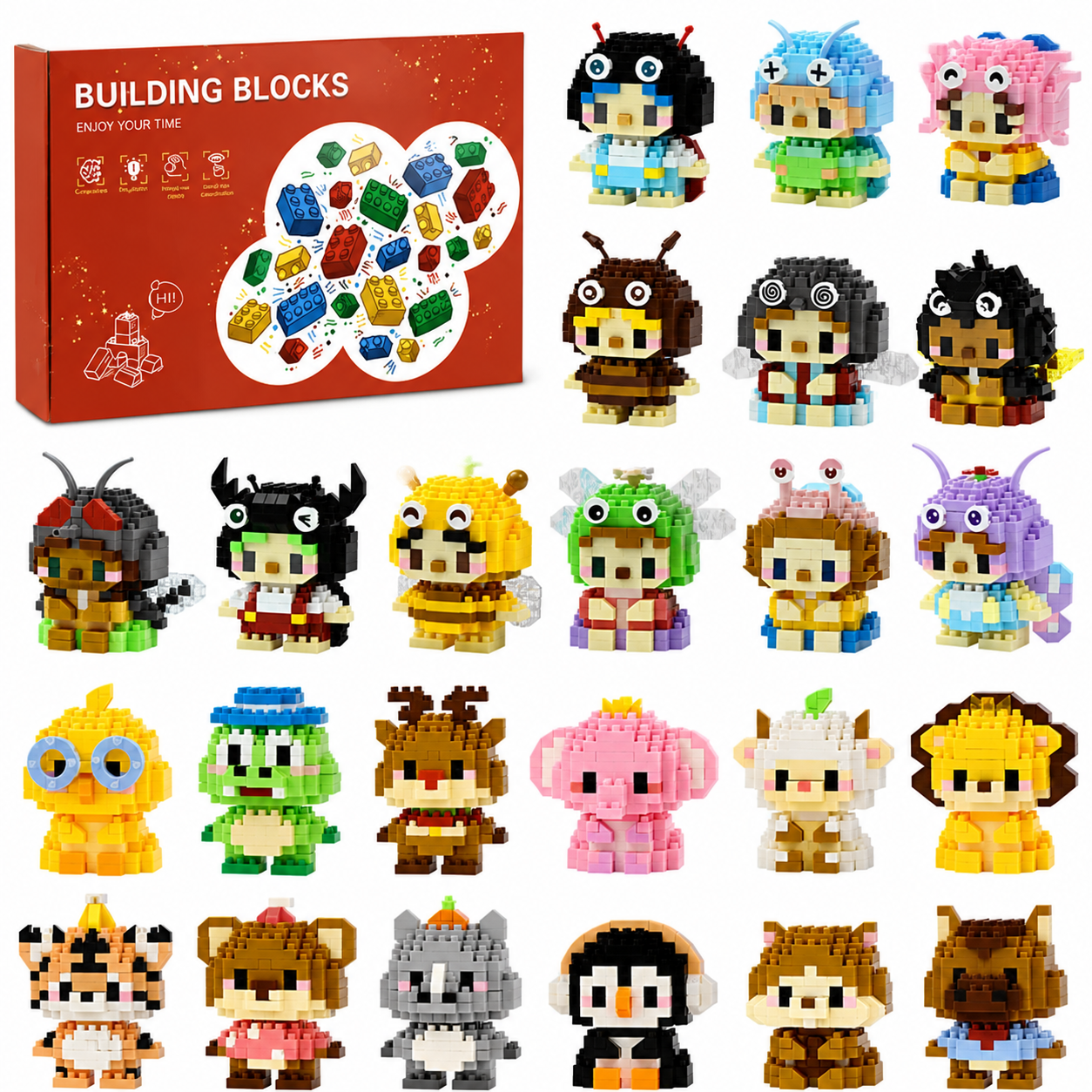 Adorable Animal Building Blocks Advent Calendar for Kids