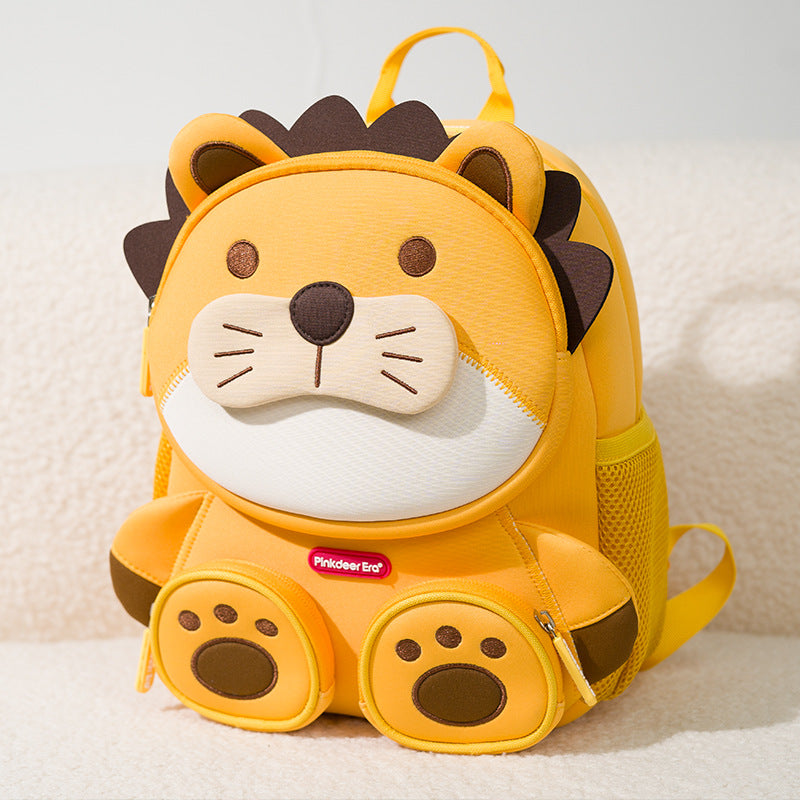 Kids Cartoon Animal Backpack – Lightweight Multi-Pocket School Bag