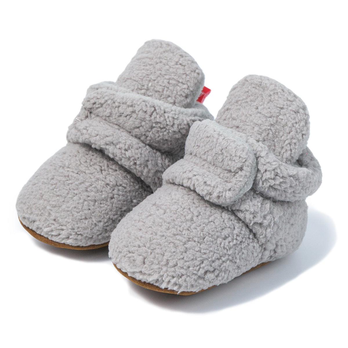 Warm & Cozy Sherpa Baby Booties for Winter