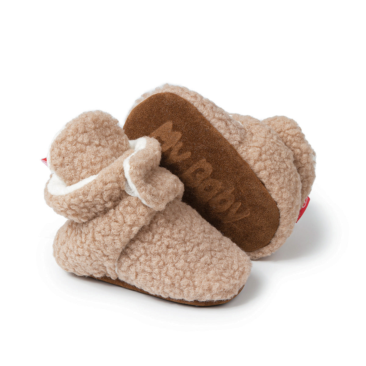 Warm & Cozy Sherpa Baby Booties for Winter