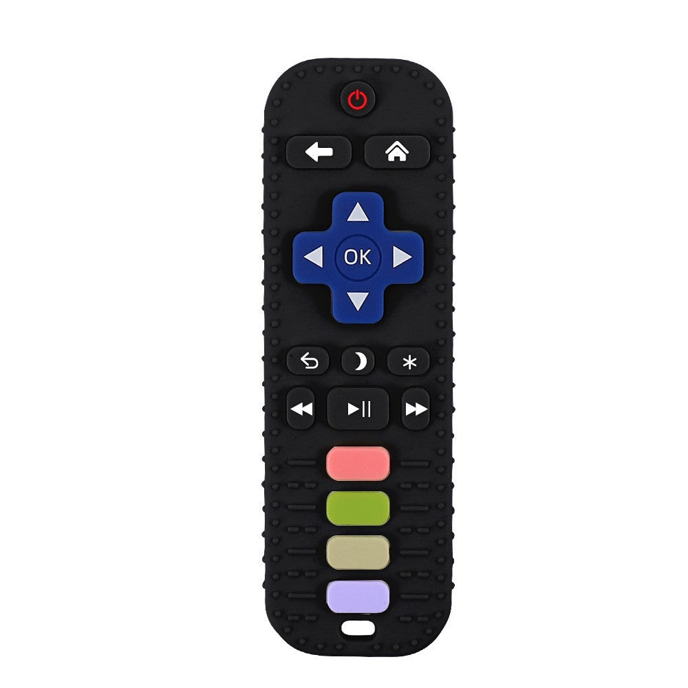 Silicone Remote Control Baby Teether – BPA-Free Sensory Chew Toy
