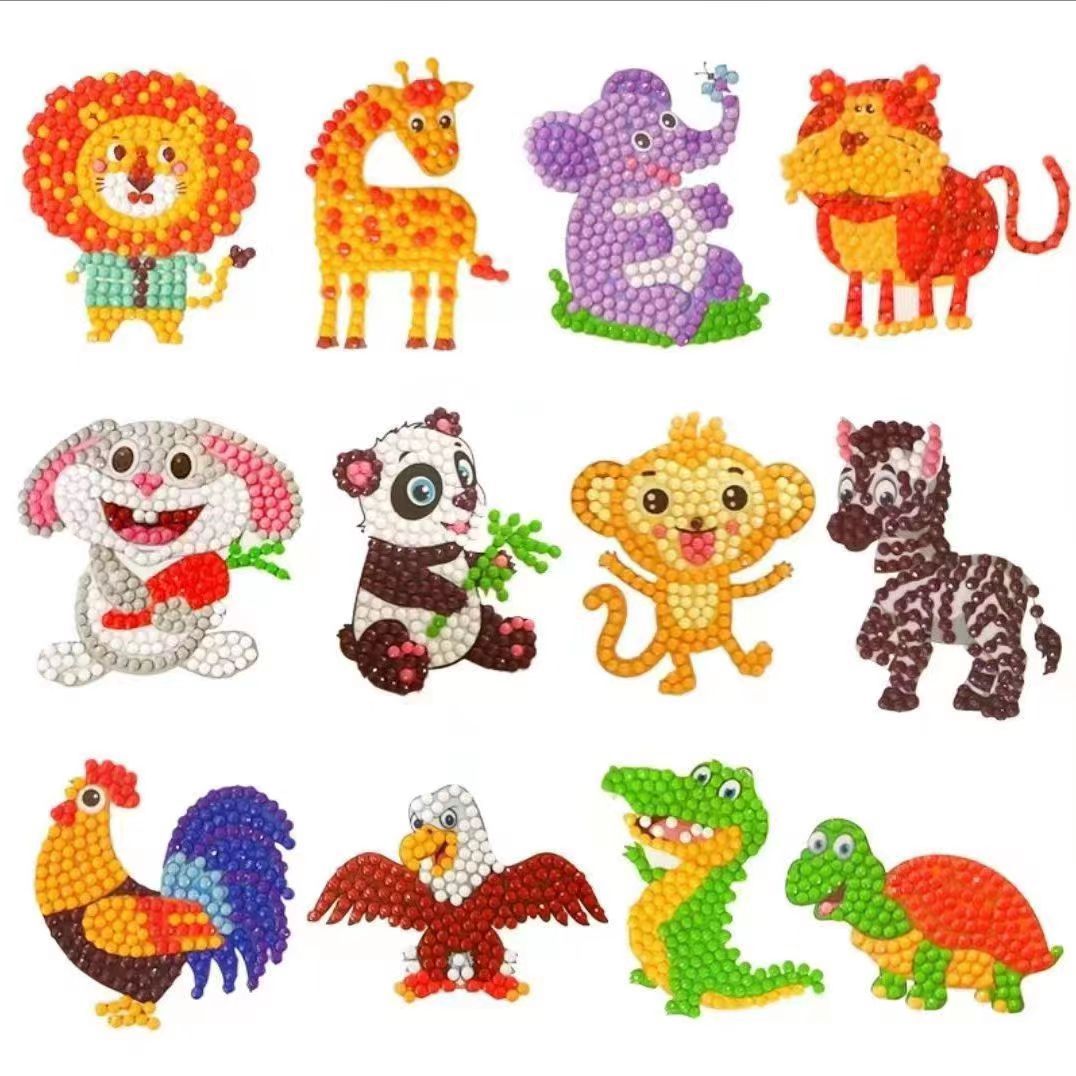 DIY Diamond Art Sticker Craft Kit for Kids