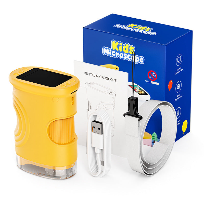 Kids’ 2-in-1 Digital Microscope & Telescope with Photo and Video Camera