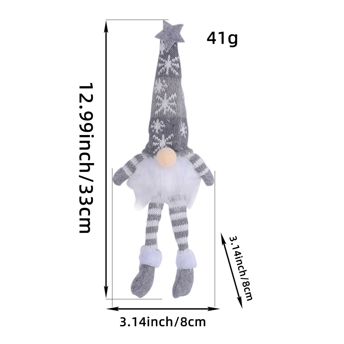 LED Light-Up Christmas Gnome Decorations