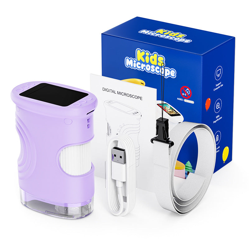 Kids’ 2-in-1 Digital Microscope & Telescope with Photo and Video Camera