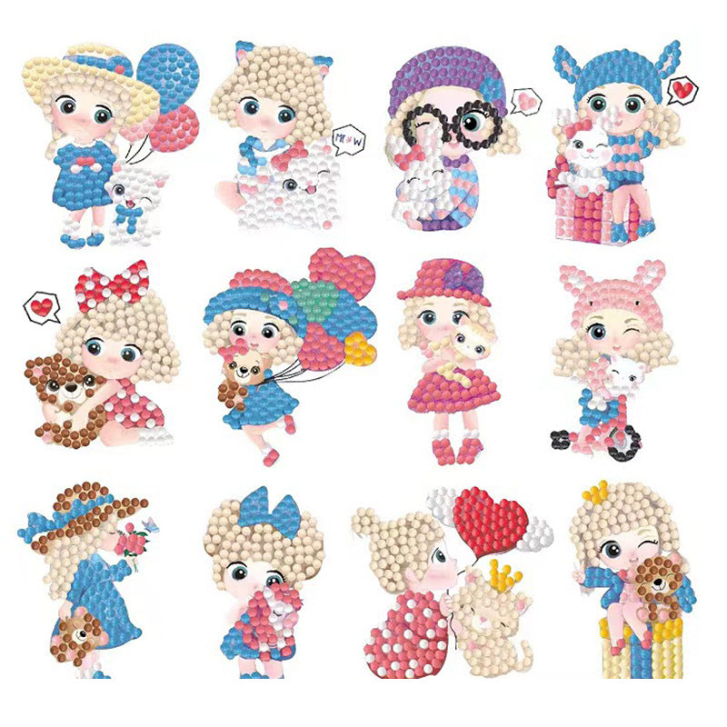 DIY Diamond Art Sticker Craft Kit for Kids