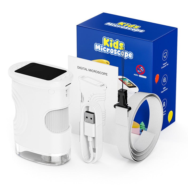 Kids’ 2-in-1 Digital Microscope & Telescope with Photo and Video Camera