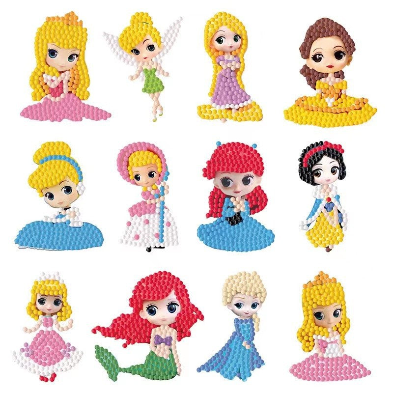 DIY Diamond Art Sticker Craft Kit for Kids