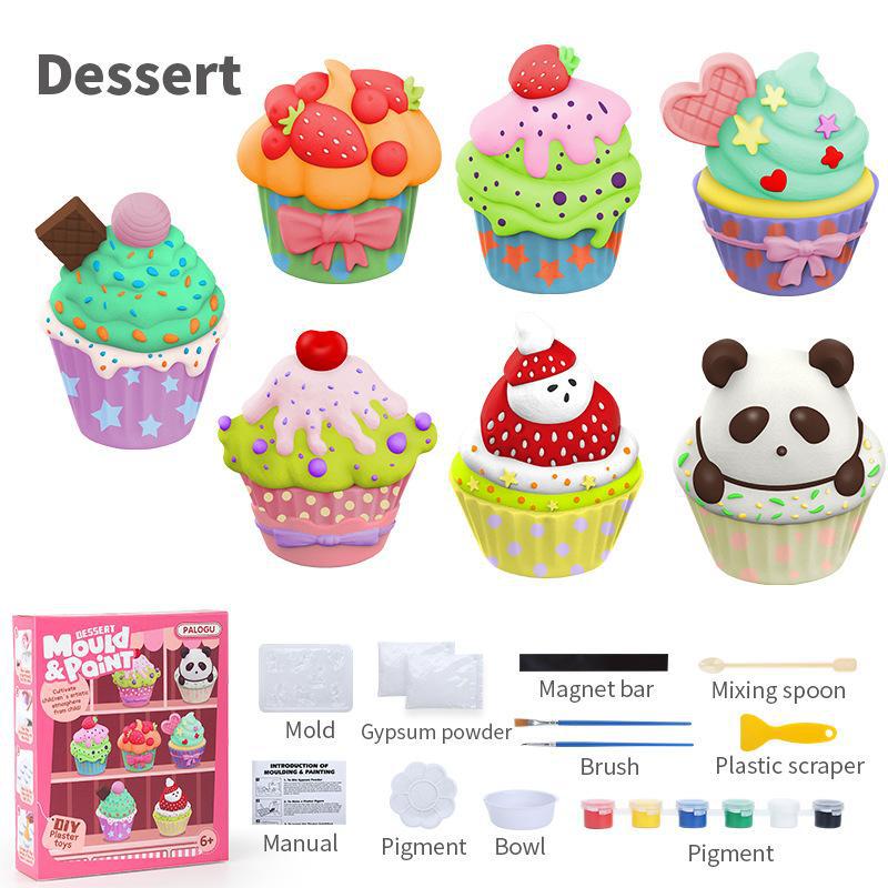 DIY Animal Plaster Painting Kit – Mold, Paint & Create Craft Set for Kids