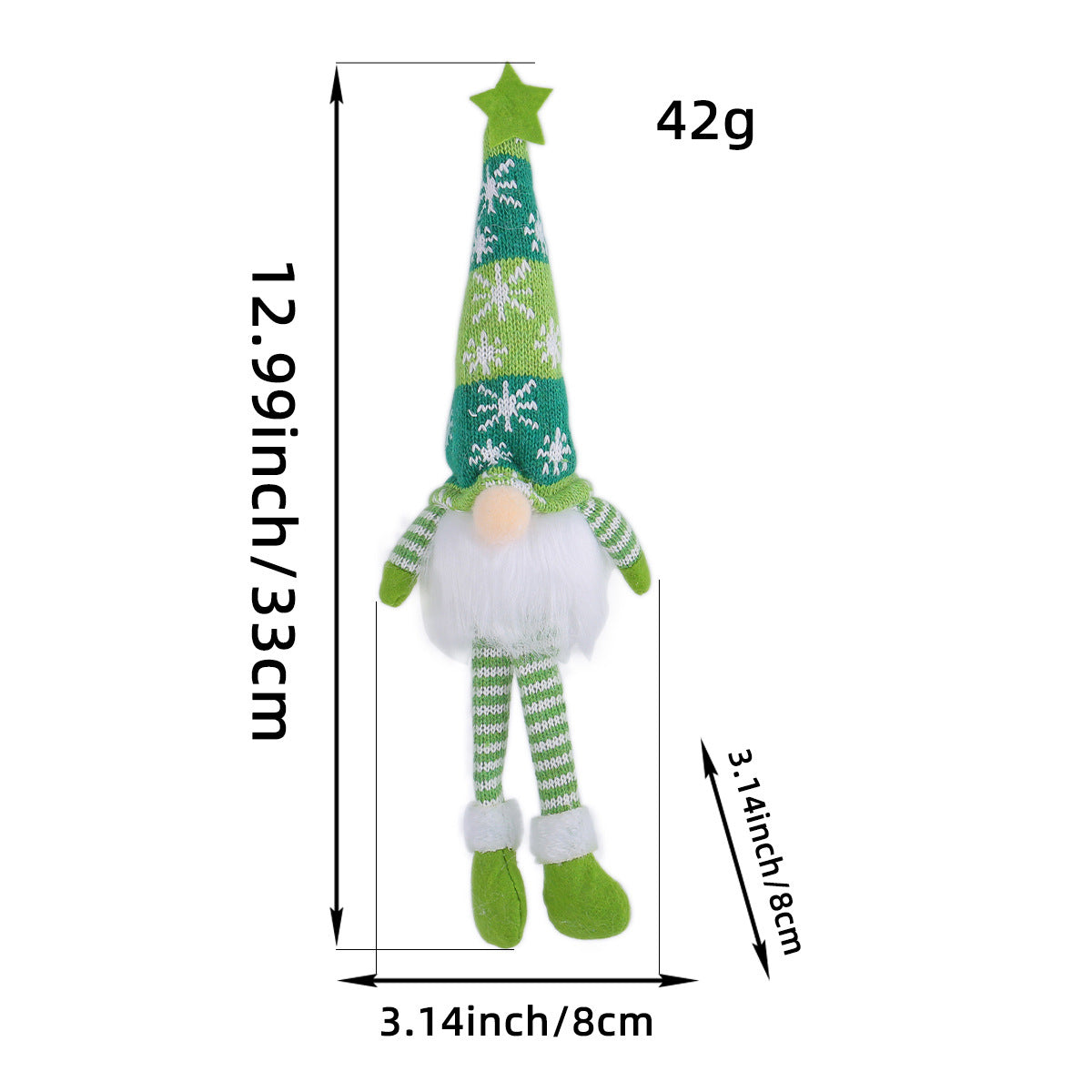 LED Light-Up Christmas Gnome Decorations