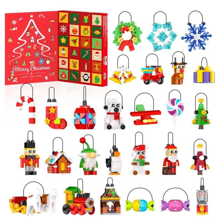 Christmas Ornament Building Blocks Advent Calendar