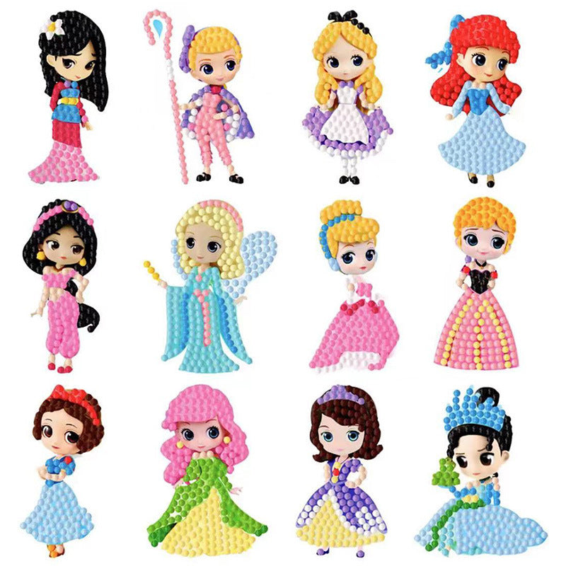 DIY Diamond Art Sticker Craft Kit for Kids