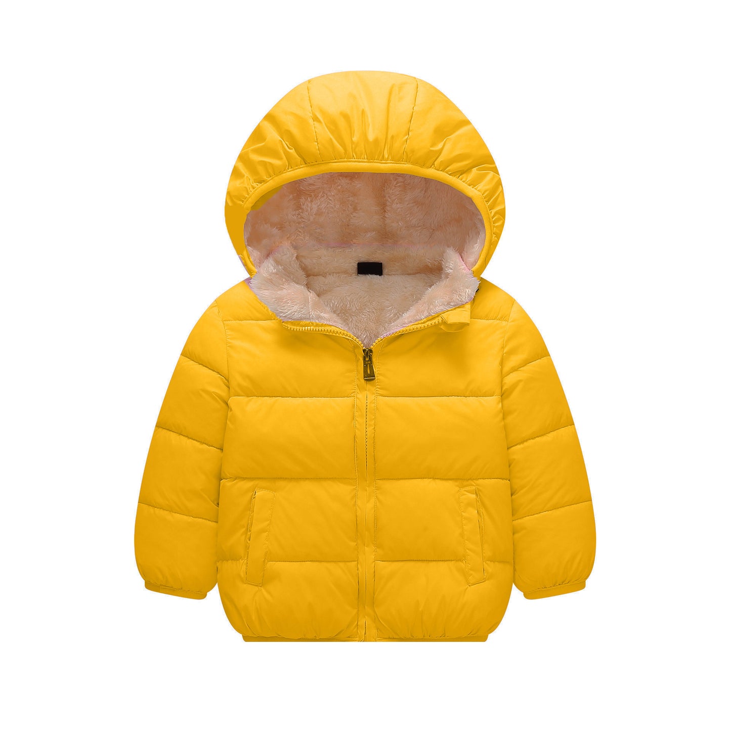 Fleece-Lined Baby & Toddler Puffer Jacket