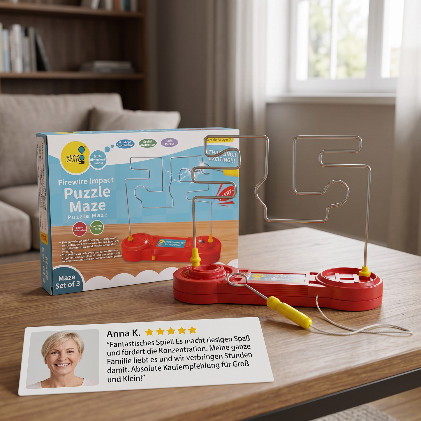 Buzz Wire Steady Hand Game