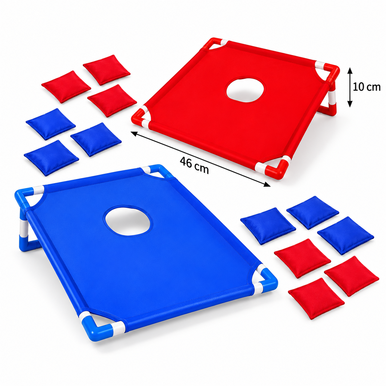 Indoor & Outdoor Two-Color Bean Bag Toss Game for Kids