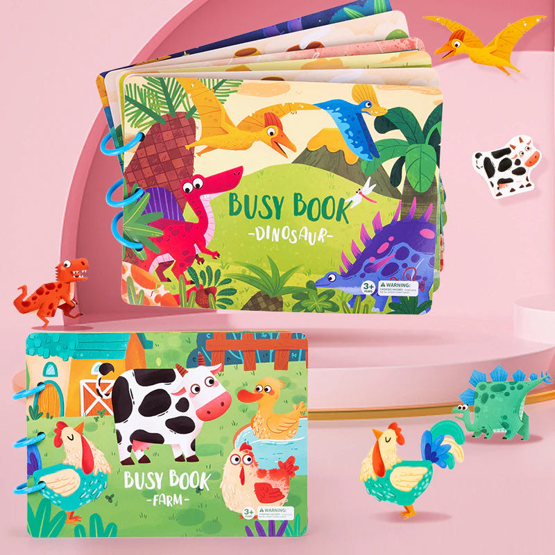 Animal and Dino Adventure Interactive Book