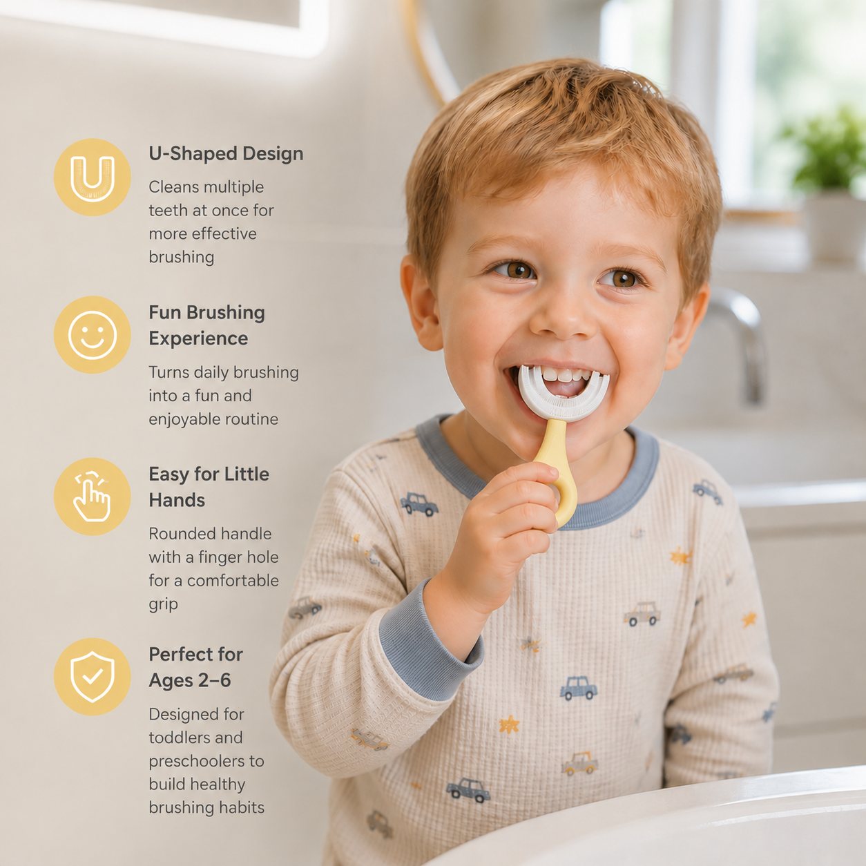 Kids’ U-Shaped Toothbrush