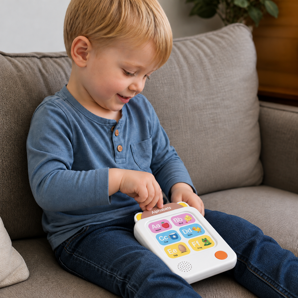 Kids’ Interactive English Flash Card Reader – Educational Learning Toy