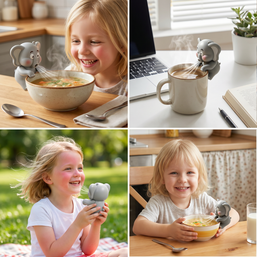 Cute Animal Mug Cooling Fan