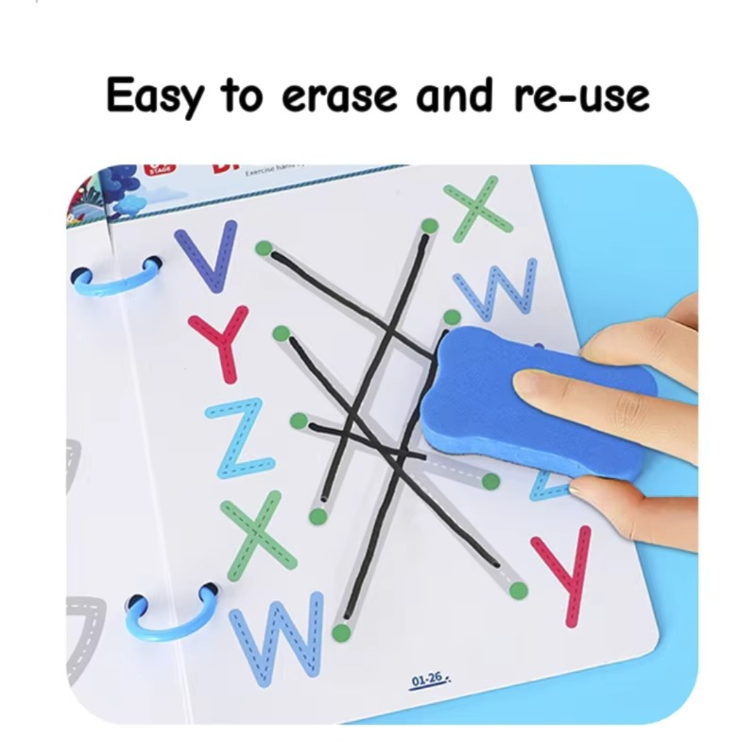 Line Drawing - Pen Control Training Book for Kids