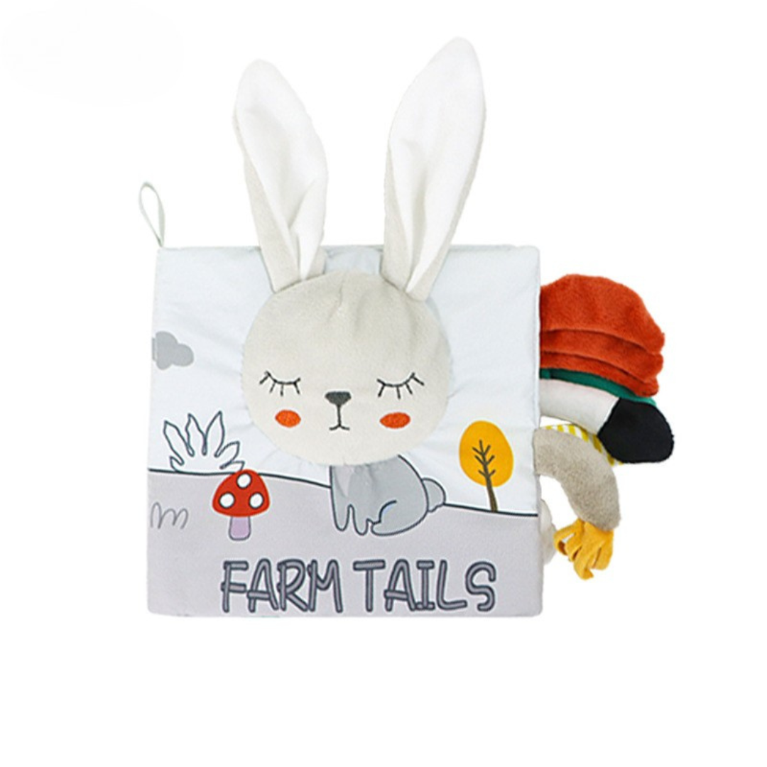 Sensory plush toy playbook for children