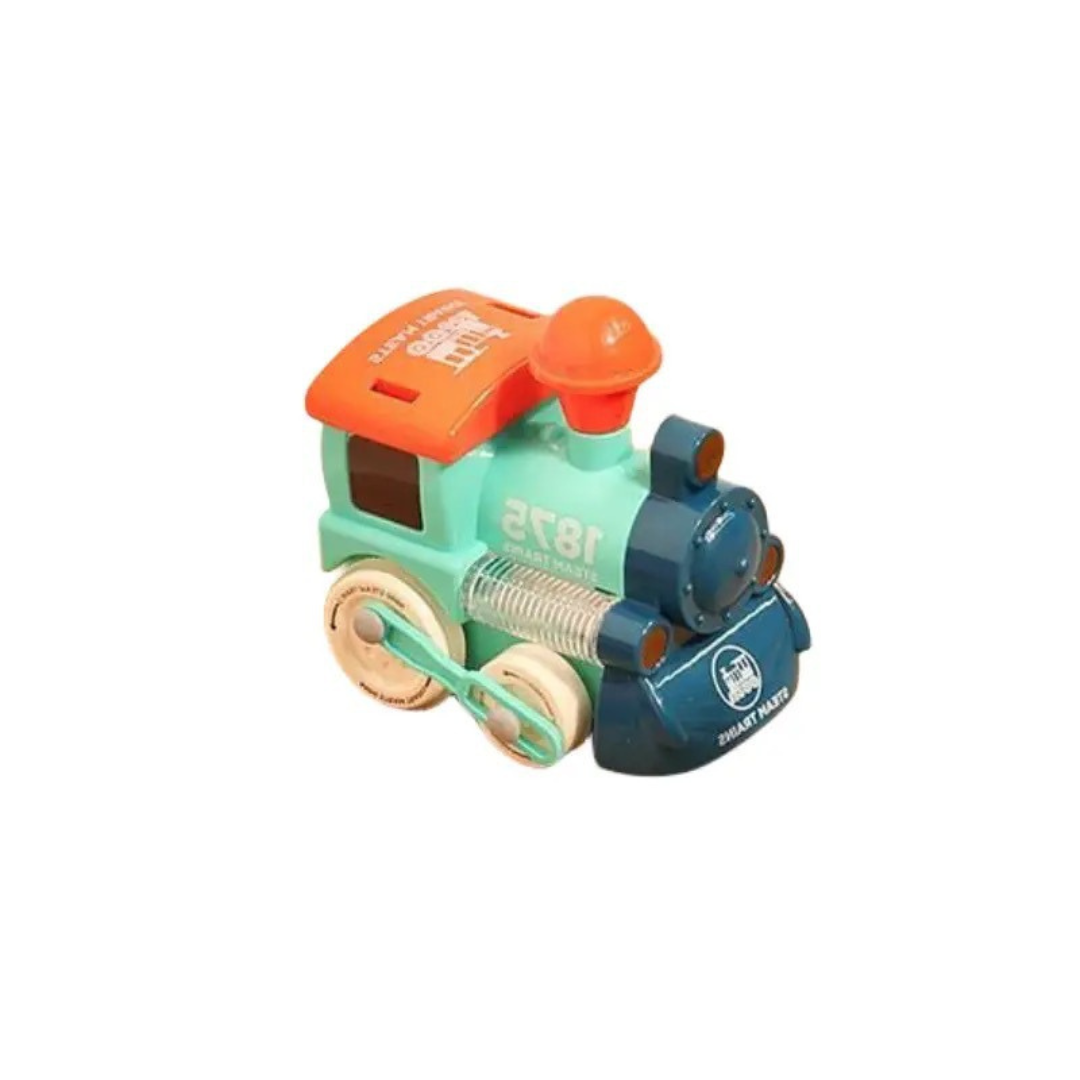 Musical train toy with various trailers