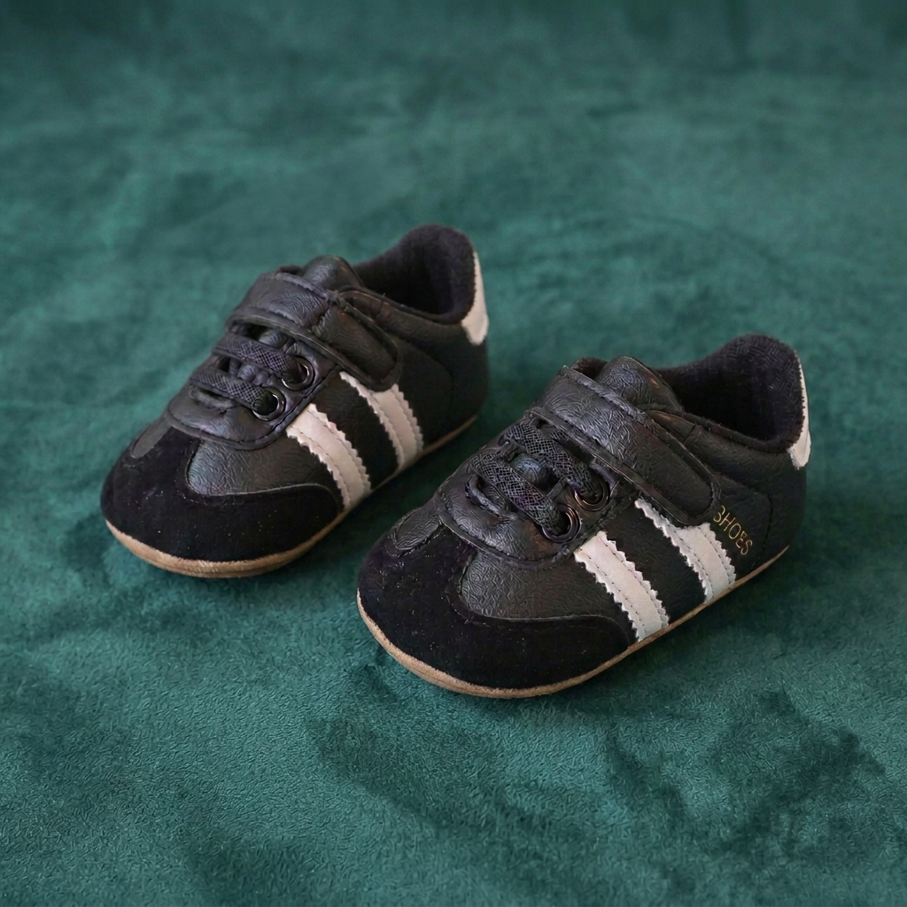 Classic Retro Baby Sneakers – Soft Sole First Walking Shoes