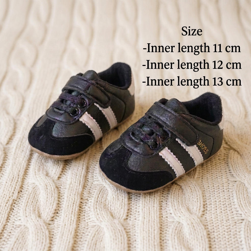 Classic Retro Baby Sneakers – Soft Sole First Walking Shoes
