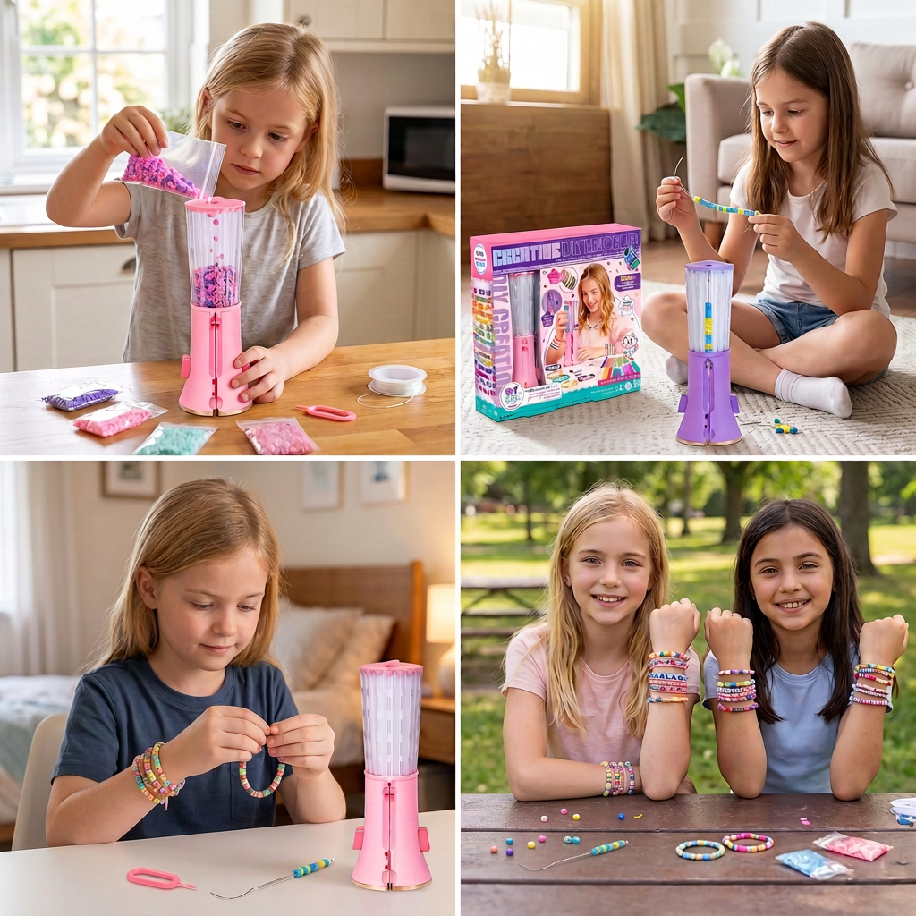 DIY Beaded Bracelet Making Kit for Kids