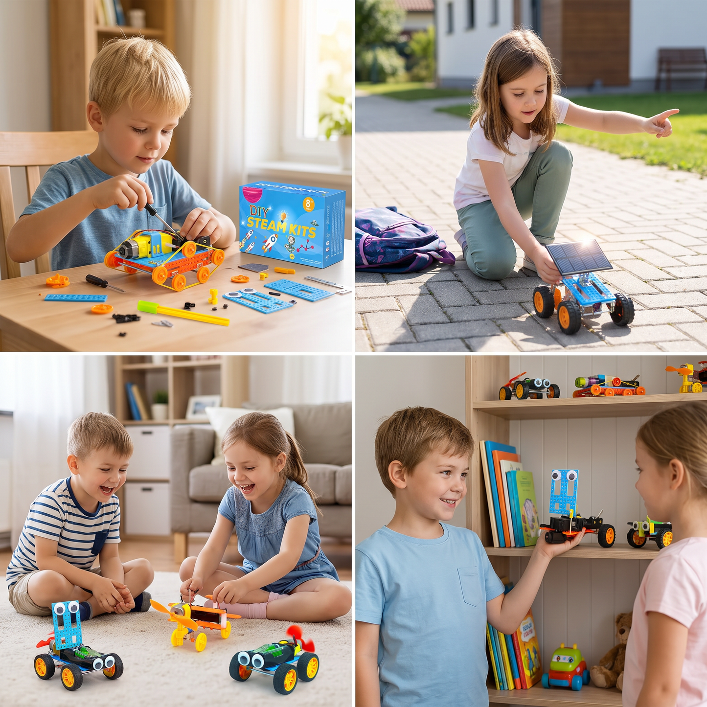 5-in-1 DIY Educational STEM Vehicle Building Kit
