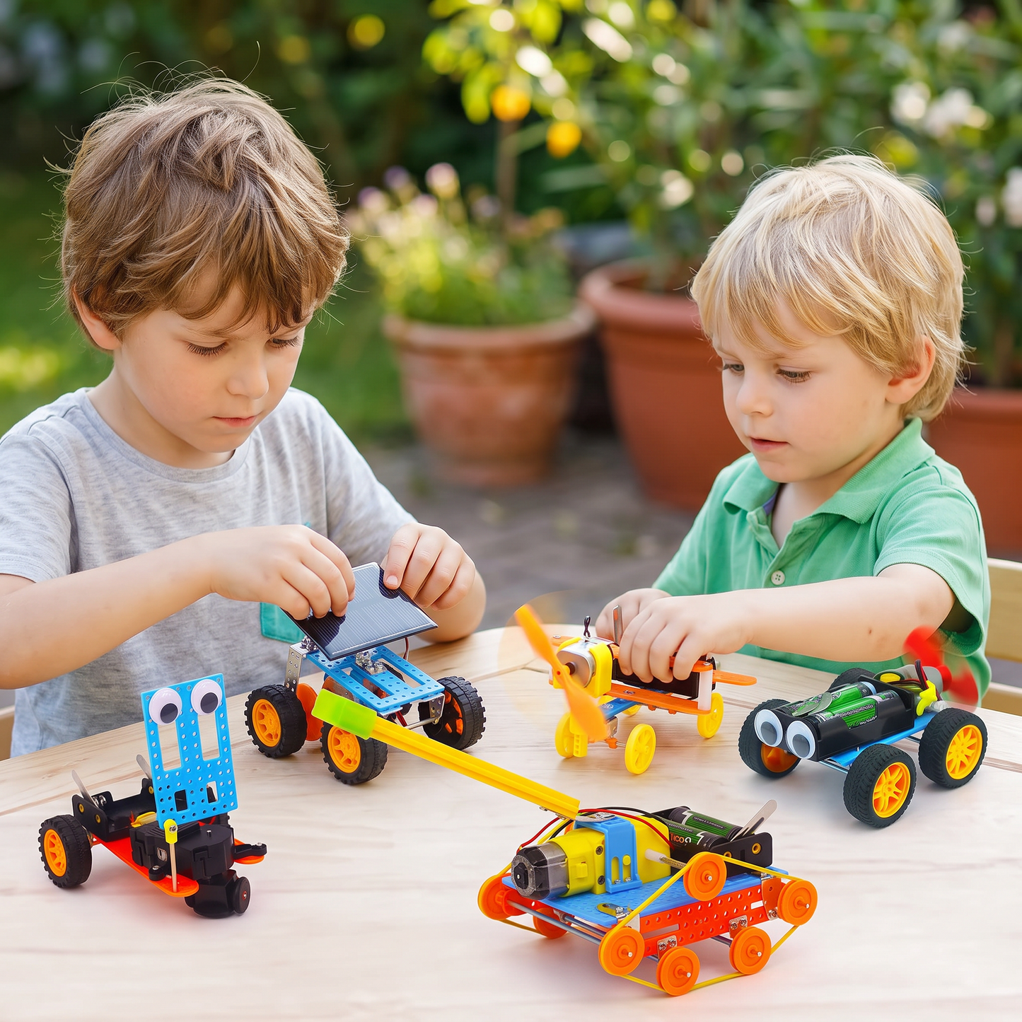 5-in-1 DIY Educational STEM Vehicle Building Kit