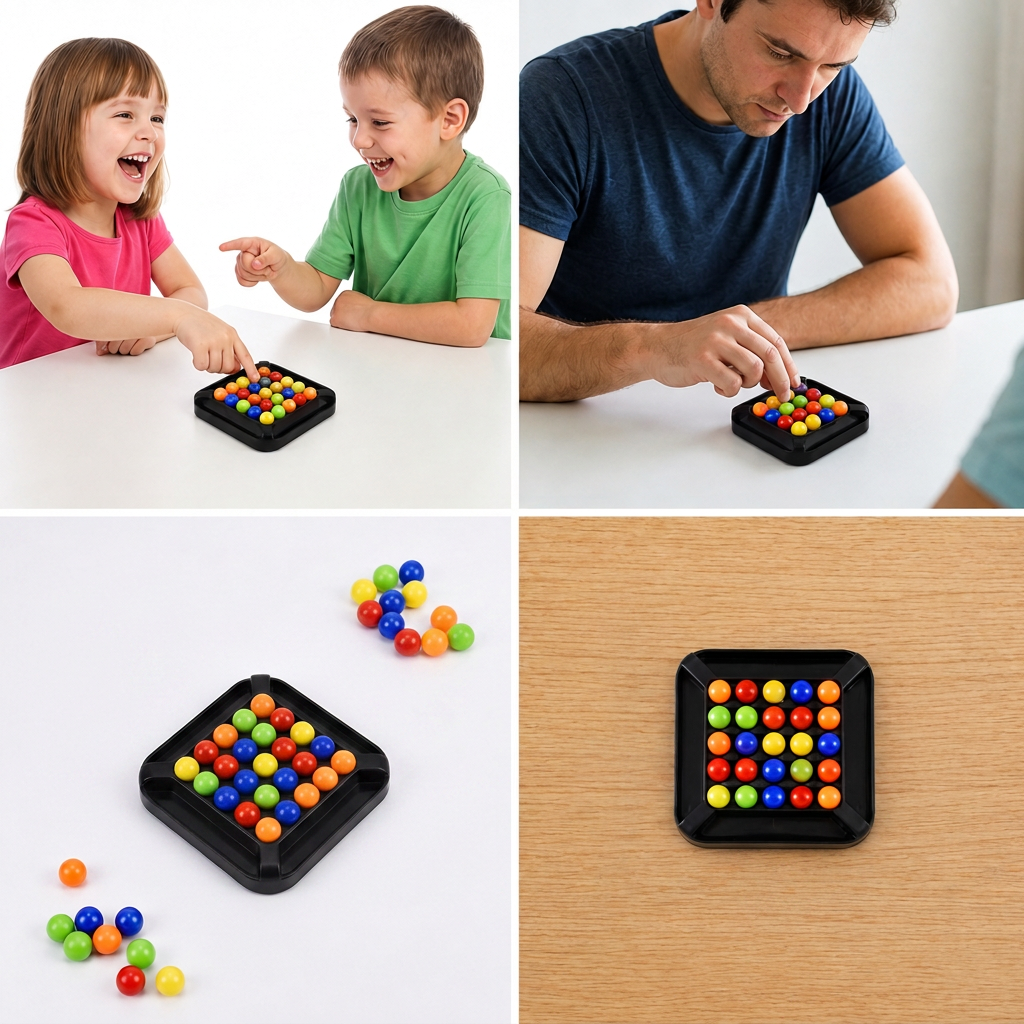 Colour Match Logic Game – Interactive Marble Puzzle for Kids & Adults