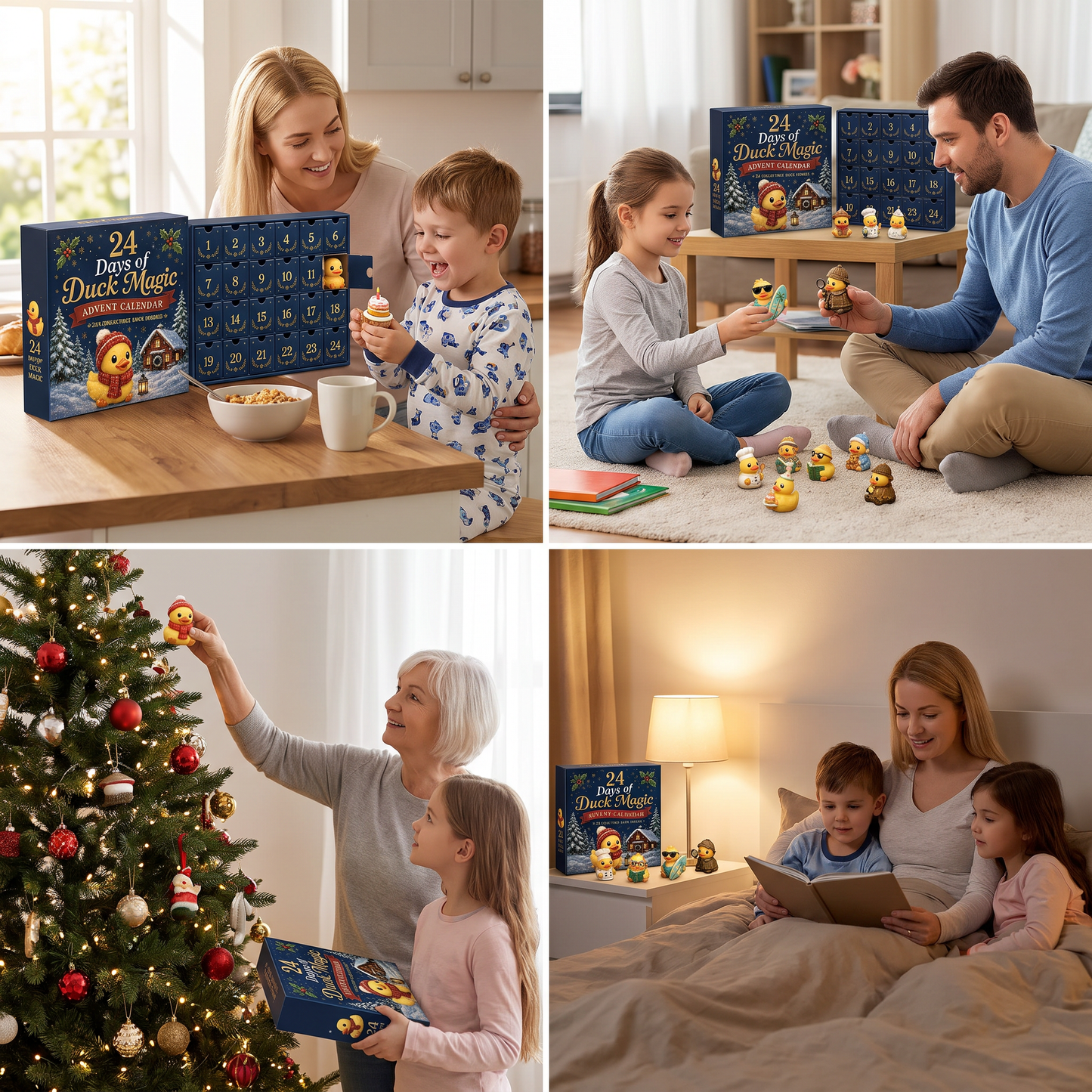 24-Day Magic Duck Advent Calendar with Collectible Mini Figurines