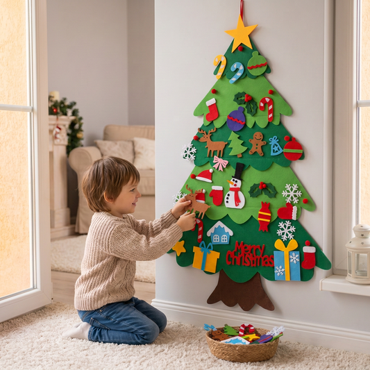 Montessori Felt Christmas Tree