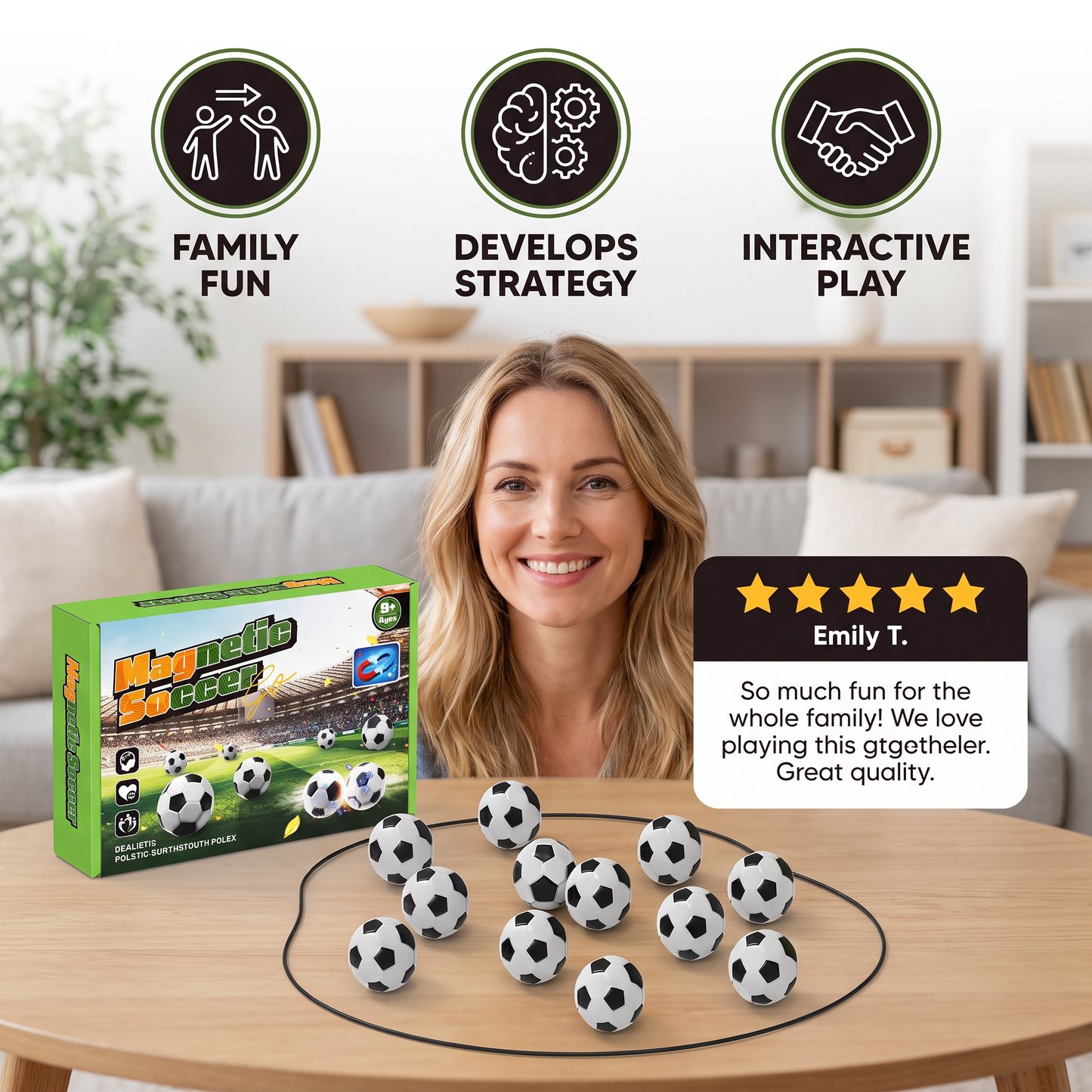Magnetic Soccer Strategy Game – Interactive Family Challenge for Kids & Adults