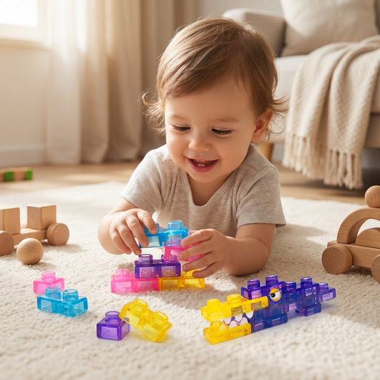 Magical gummy blocks, soft building blocks for children
