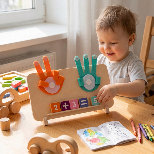 Wooden Finger Counting Board