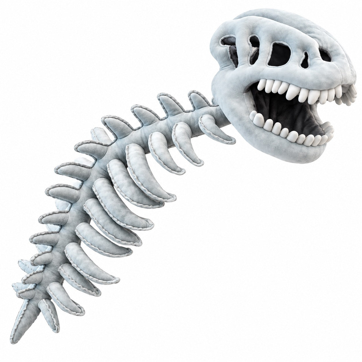 Funny Dinosaur Skeleton Plush Costume