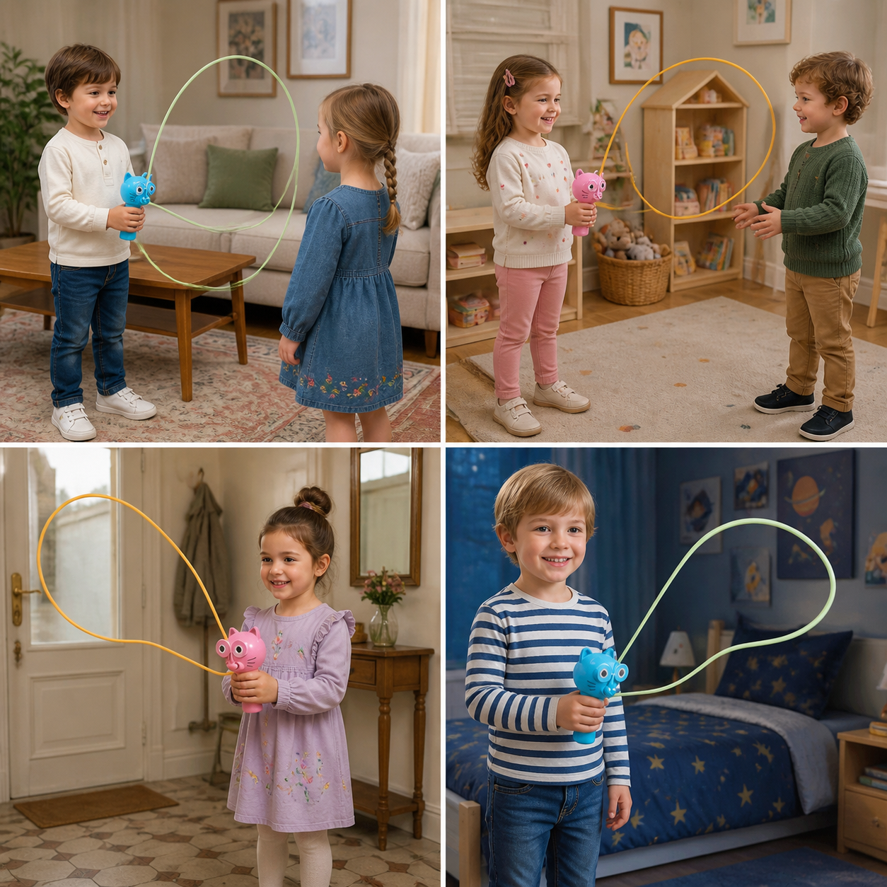 Interactive Flying Rope Toy for Kids