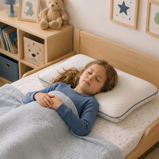 Ergonomic Neck Support Memory Foam Kids Pillow