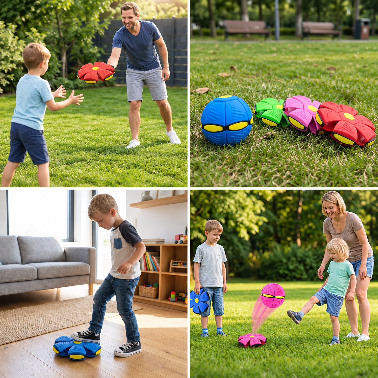 Magic Transforming Flying Disc Ball – Interactive Toy for Kids