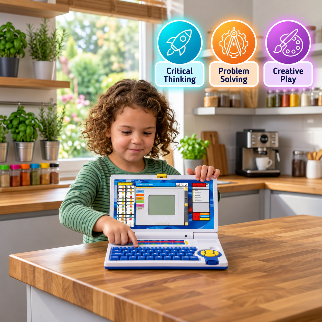 Kids’ Interactive Learning Laptop