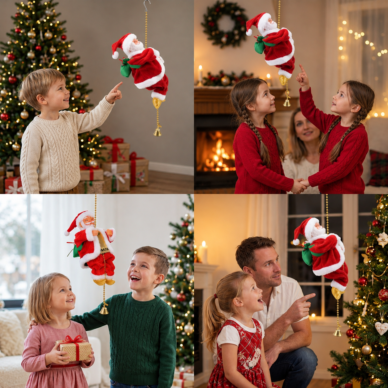 Climbing Santa Claus Toy