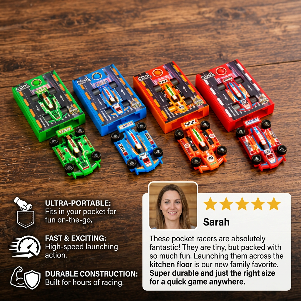 Pocket Size Race Car Launcher Toy