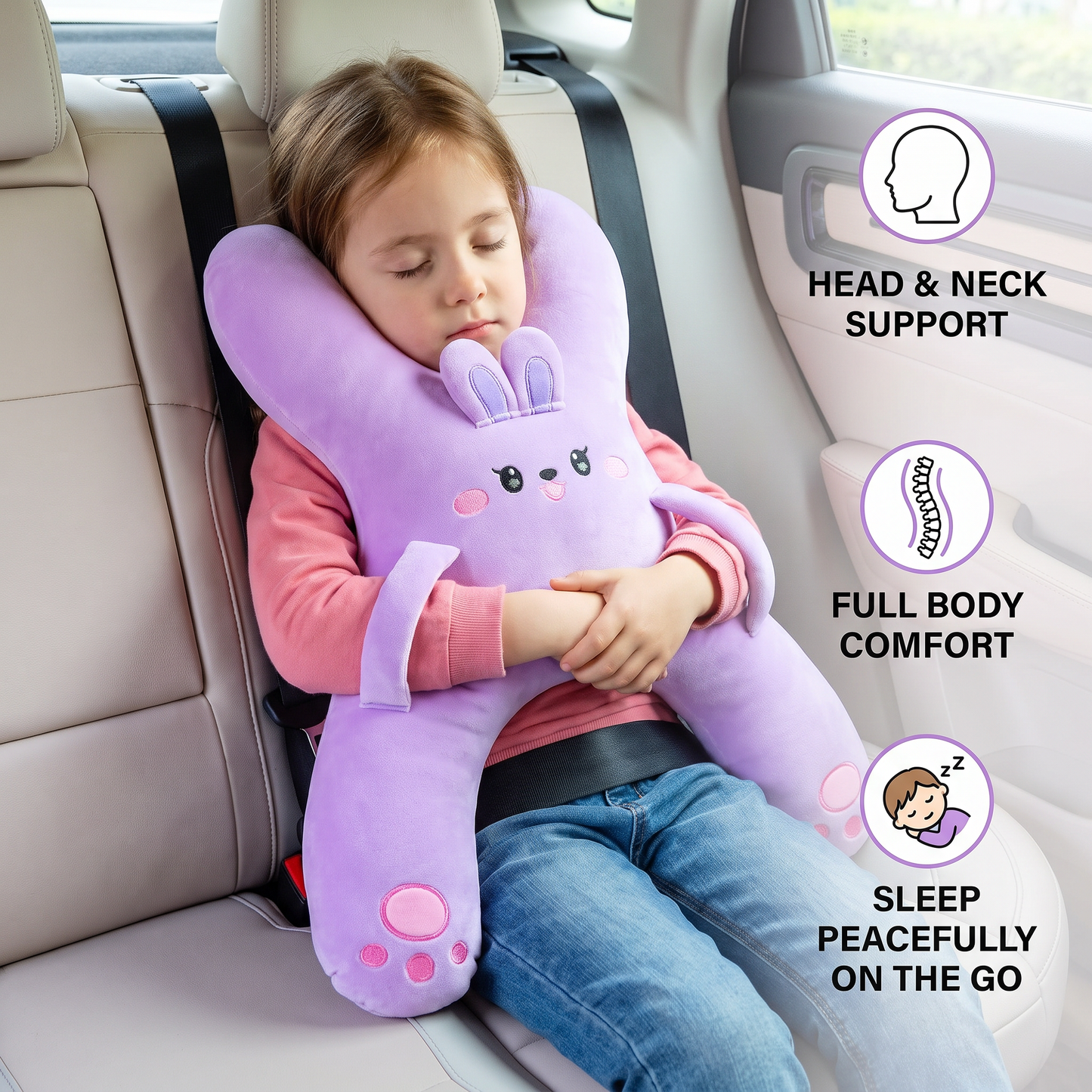 Kids Travel Sleep Support Pillow
