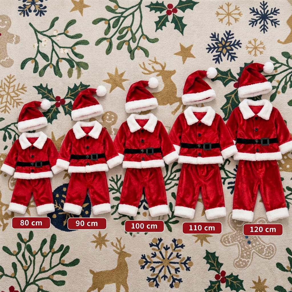 Baby & Toddler Santa Costume Set