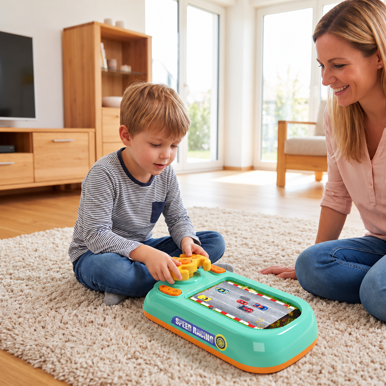 Adventure racing game box for children