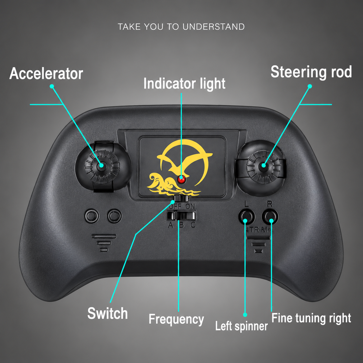 Remote Control Wall-Climbing Car with LED Lights