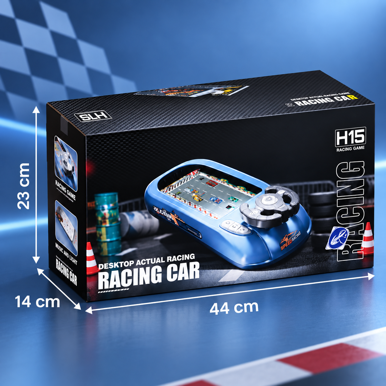Adventure racing game box for children