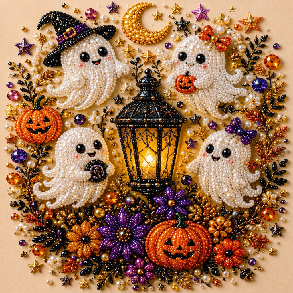 DIY Halloween Diamond Painting Kit